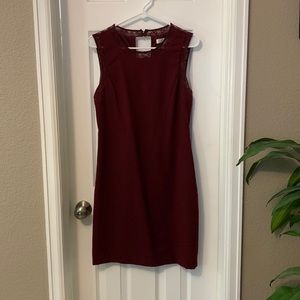 Forever 21 size M maroon winter heavyweight dress